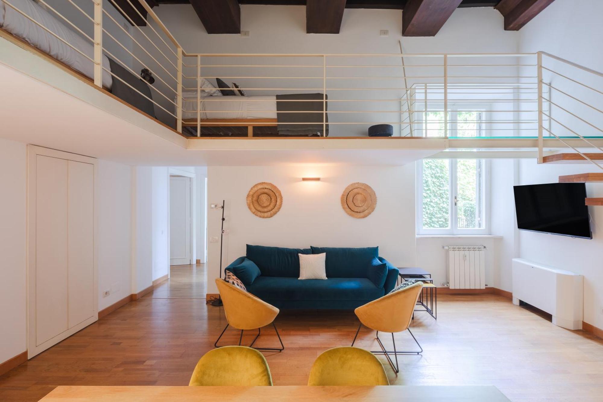 Elegant With Patio At Piazza Navona Appartement *
